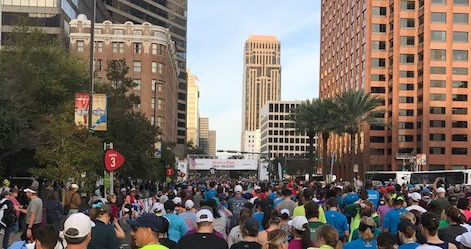 New Orlean Rock 'n' Roll Half Marathon Start Line